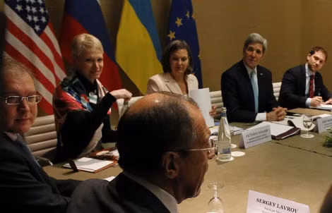 Đàm phán bốn bên ở Geneva.