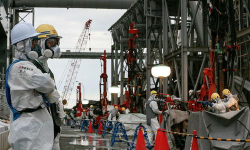 Nhà máy hạt nhân Daiichi ở Fukushima.
