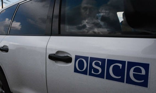 Quan sát viên OSCE ở miền đông Ukraine.