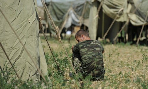 Binh sĩ Ukraine ở Nga.