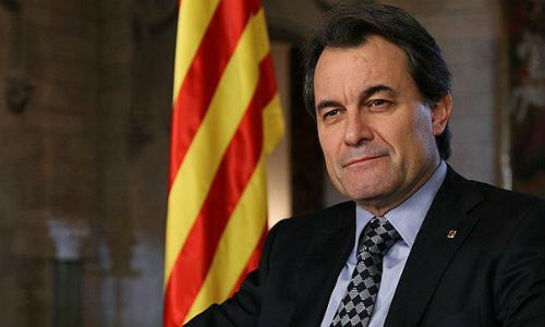 Lãnh đạo vùng Catalan, ông Artur Mas.
