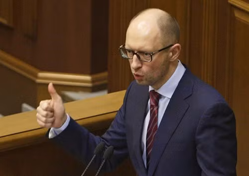 Thủ tướng Ukraine Yatsenyuk.