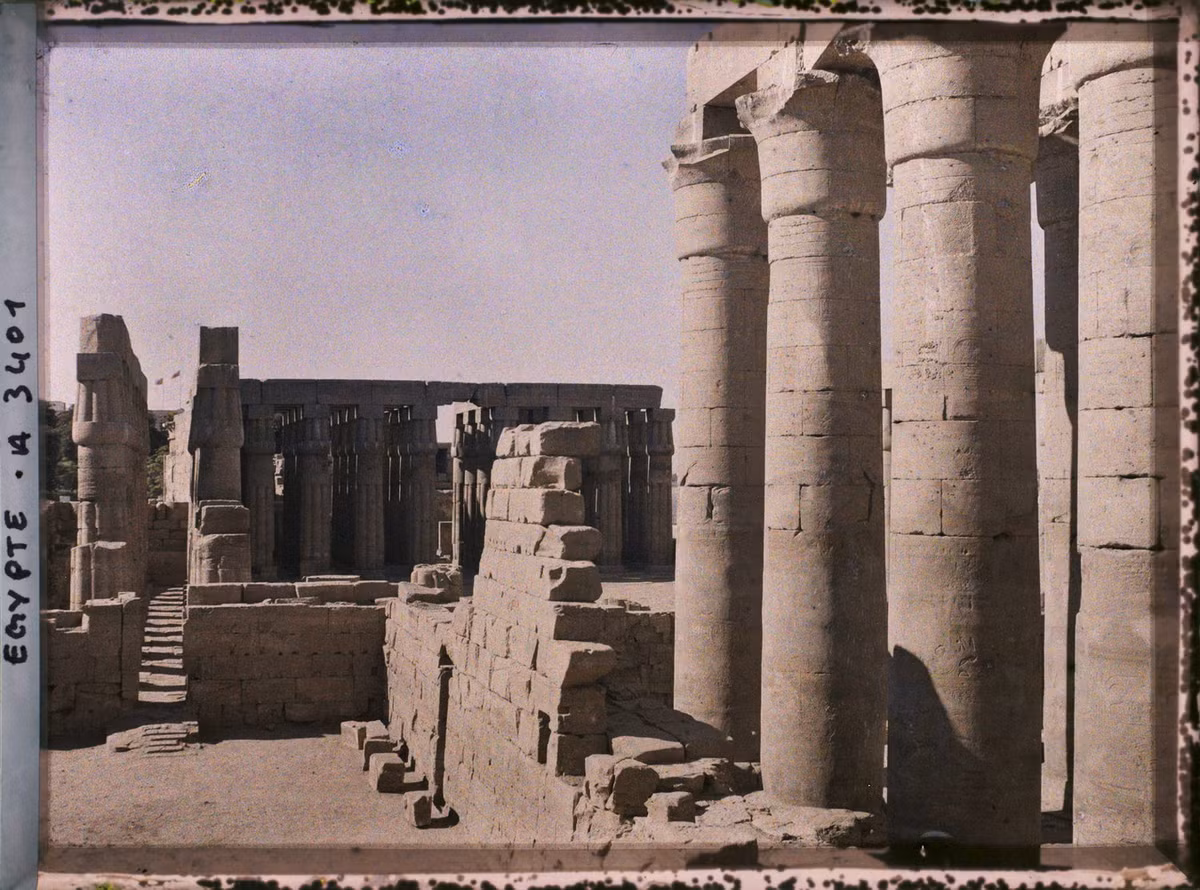 Khu vực nhà nguyện do pharaon Amenhotep III cho xây dựng ở đền Luxor.