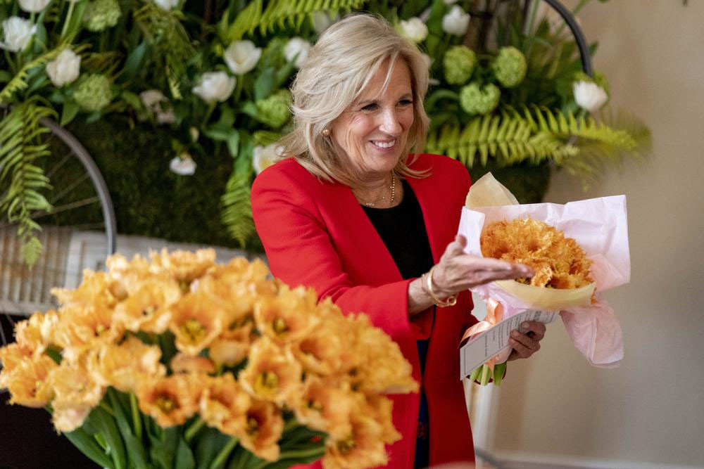 Hà Lan lấy tên Đệ nhất phu nhân Mỹ Jill Biden đặt cho hoa tulip Ha Lan lay ten De nhat phu nhan My Jill Biden dat cho hoa tulip