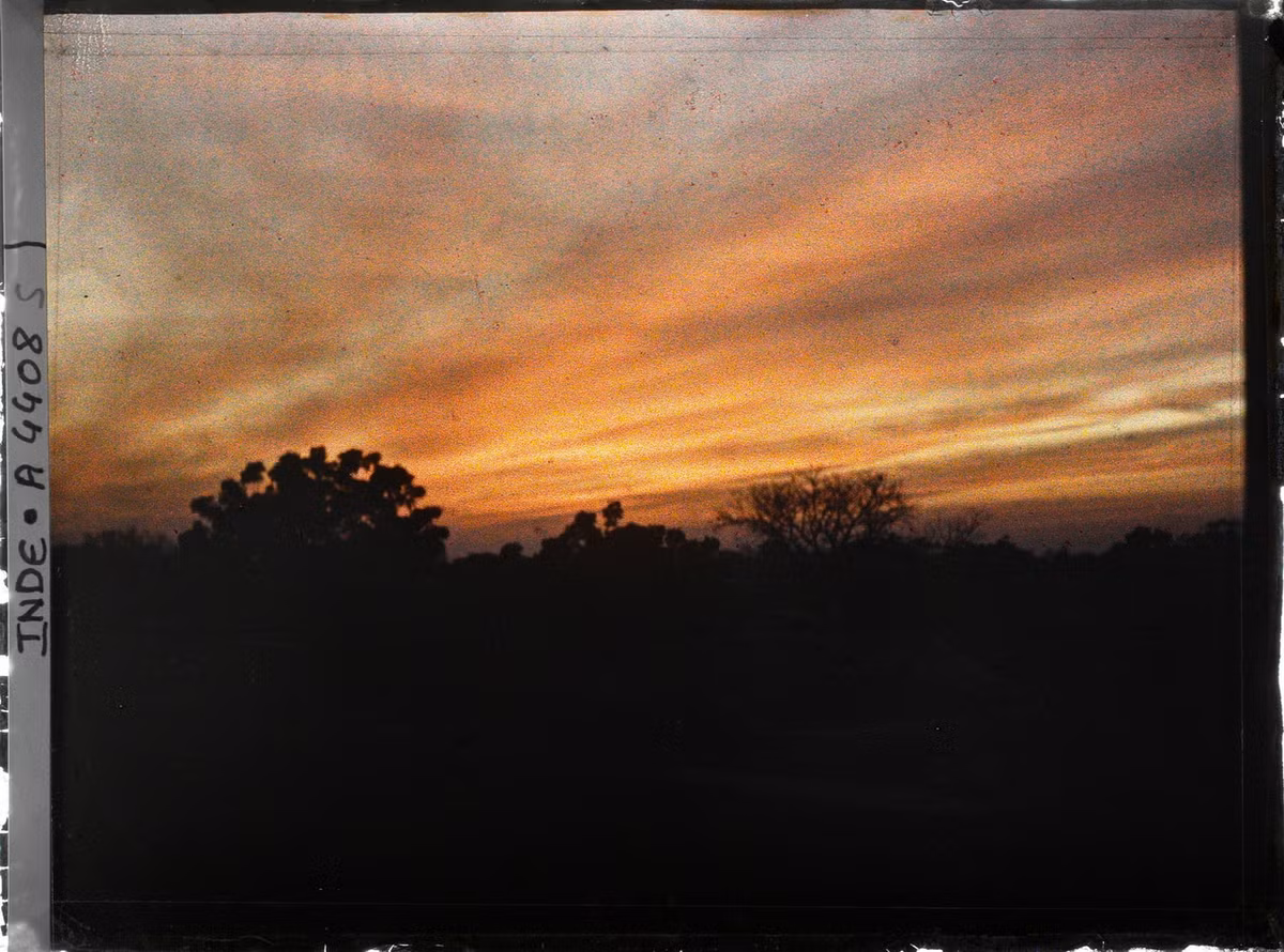Cảnh hoàng hôn ở Lahore.