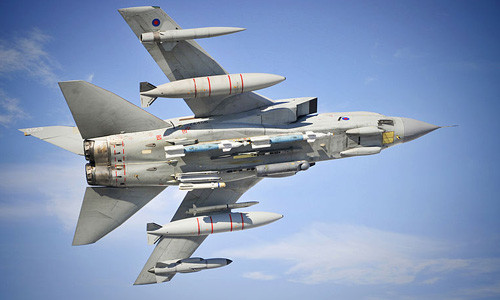 Tornado GR4 của Không quân Hoàng gia Anh.