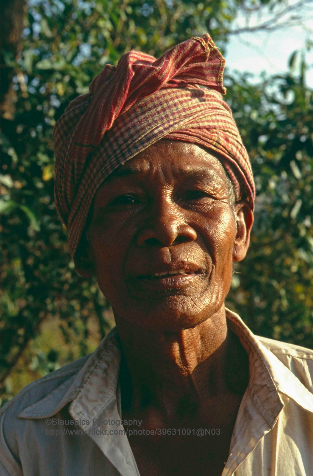 Chân dung cụ ông ở Cố đô Oudong.