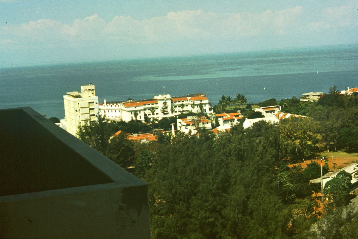 Khu nghỉ dưỡng bên bờ biển.