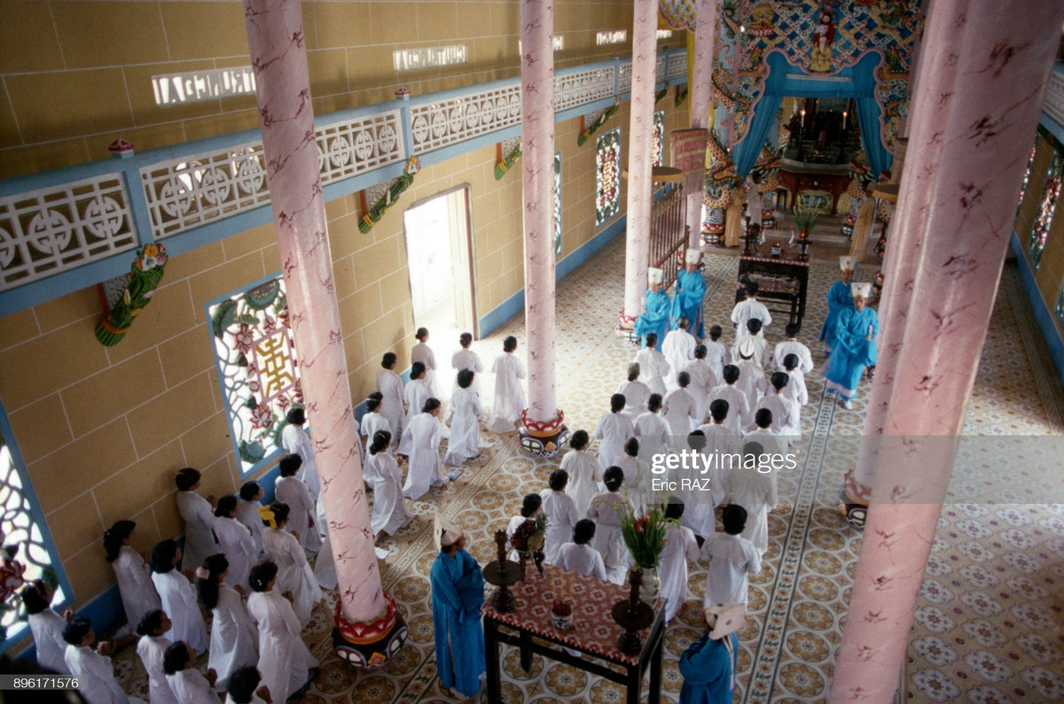 Buổi thánh lễ ở tòa thánh Tây Ninh.