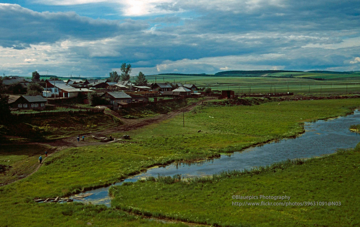 Một ngôi làng ở vùng Siberia.