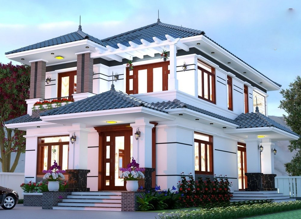 Nhà mái Nhật 2 tầng 2 mặt tiền thu hút mọi ánh nhìn - Hình 5 Nha mai Nhat 2 tang 2 mat tien thu hut moi anh nhin-Hinh-5