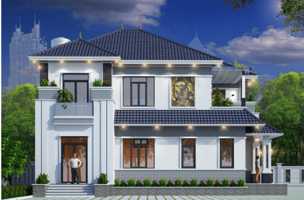 Nhà mái Nhật 2 tầng 2 mặt tiền thu hút mọi ánh nhìn - Hình 4 Nha mai Nhat 2 tang 2 mat tien thu hut moi anh nhin-Hinh-4