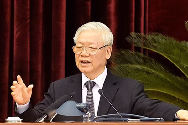 Phat bieu be mac Hoi nghi Trung uong 13 cua Tong Bi thu, Chu tich nuoc Nguyen Phu Trong