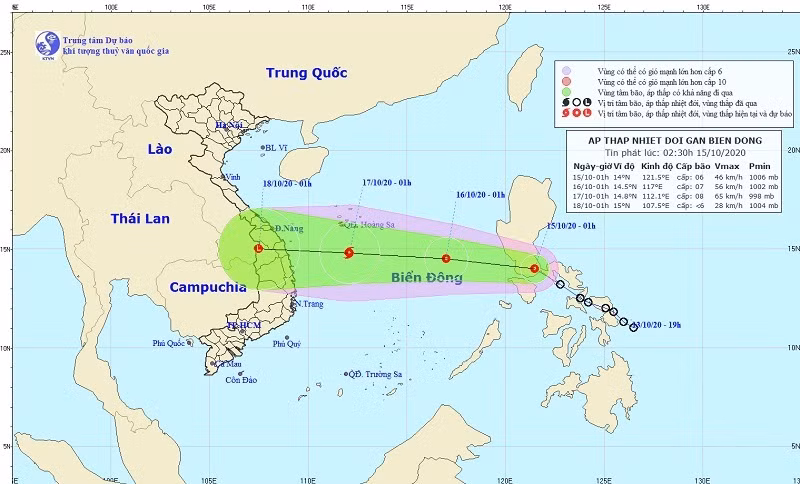 Mưa lớn sau bão số 7, áp thấp nhiệt đới vào Biển Đông