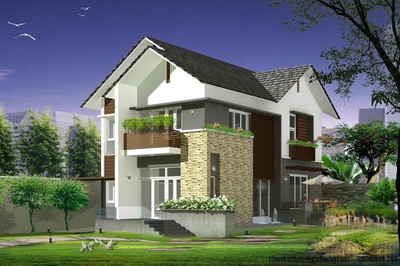 3 kiểu nhà 2 tầng với giá 500 triệu ngon - bổ - rẻ, ai nhìn cũng thích mê - Hình 2 3 kieu nha 2 tang voi gia 500 trieu ngon - bo - re, ai nhin cung thich me-Hinh-2