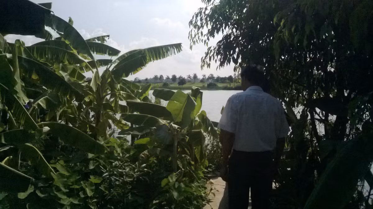 Nơi xảy ra vụ án mạng.