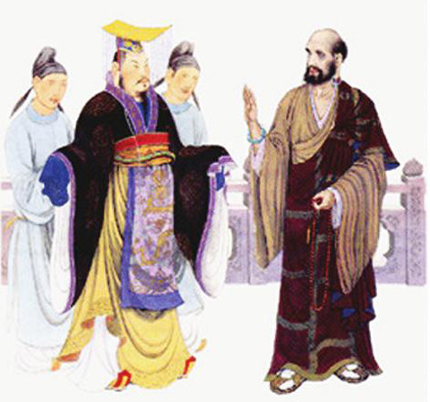 Trong đời Lương Vũ Đế, nhà vua mộ phật nên thường tổ chức các dịp xả thân để cúng dường Phật pháp. Xả thân tức là cúng vào chùa tất cả của cải của bản thân mình. Và ở mức độ khác là cho cả bản thân mình, tức là sẵn sàng vào chùa phục vụ các tăng ni.