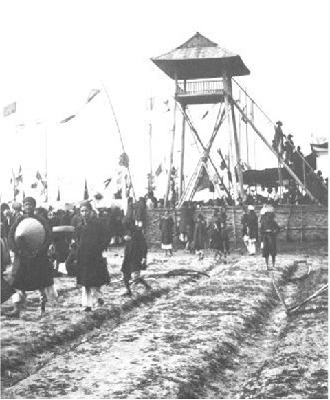 Trường thi Nam Định - nơi nhiều lần Tú Xương ôm hận thi hỏng. Ảnh Wikipedia.