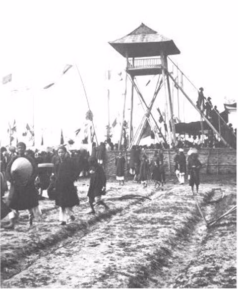 Trường thi Nam Định - nơi nhiều lần Tú Xương ôm hận thi hỏng. Ảnh Wikipedia.