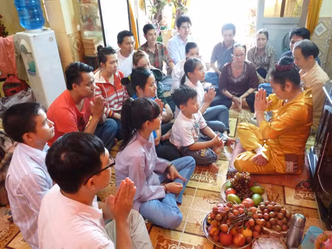 Một "thánh" khác đang hành nghề. Ảnh: Internet.