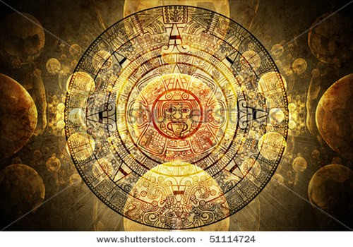 Người Maya cho rằng trái đất là trung tâm của vũ trụ, bất động và không di chuyển. Các vì sao, mặt trăng, mặt trời và các hành tinh là các vị thần. Chúng chuyển động giữa trái đất, thế giới bên kia và các thiên thể khác. Các vị thần này liên quan rất nhiều tới đời sống của con người nên những chuyển động của họ được theo dõi rất tỉ mỉ.