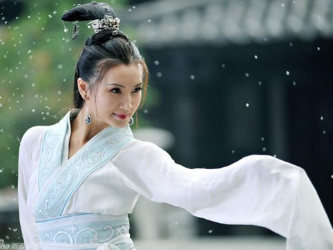 Nhân vật Điêu Thuyền trong một bộ phim do Trần Hảo thủ vai.