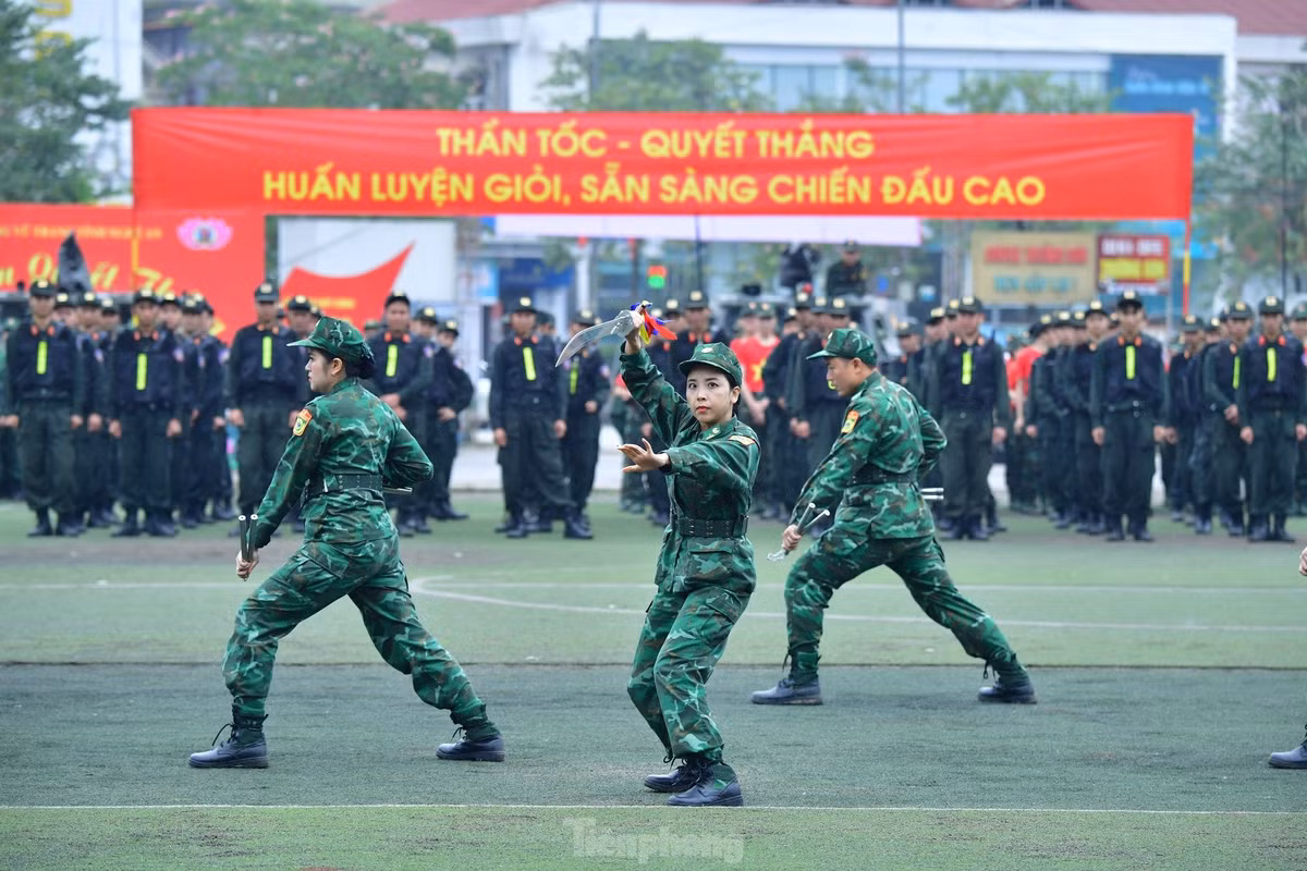 Màn bài diễn võ thuật đẹp mắt.