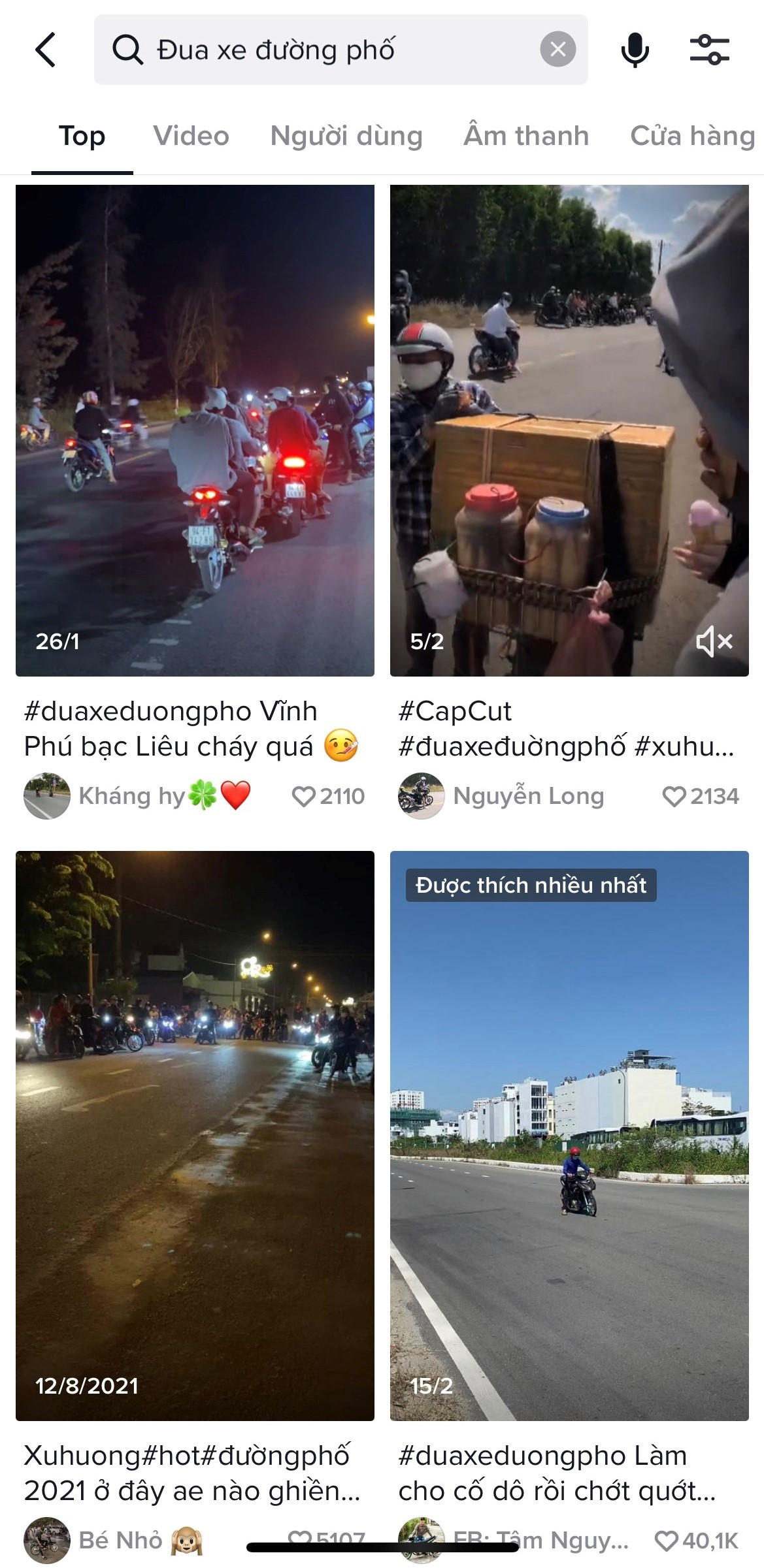 TikTok chua nhieu video dua xe trai phep, vi pham luat giao thong-Hinh-2