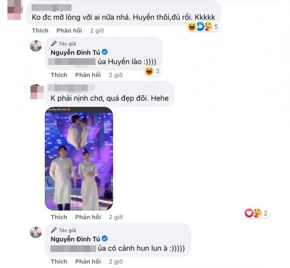 Đình Tú nói về nụ hôn trán với Huyền Lizzie ảnh 4