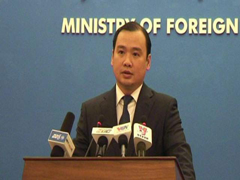 Người phát ngôn Bộ Ngoại giao Việt Nam Lê Hải Bình.
