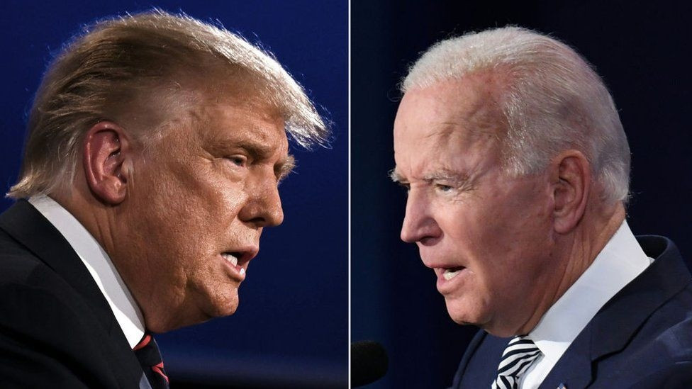Ong Biden va ong Trump tham bien gioi My - Mexico