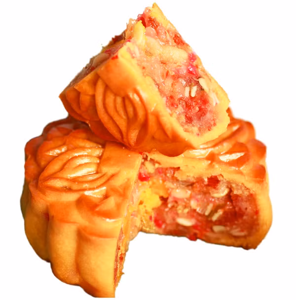 Bánh Trung Thu ngày xưa chỉ có một loại đó là bánh nướng bánh dẻo nhân thập cẩm. Nhân của những chiếc bánh đó gồm có thịt mỡ, hạt sen, hạt bí, lá chanh và một số loại mứt.