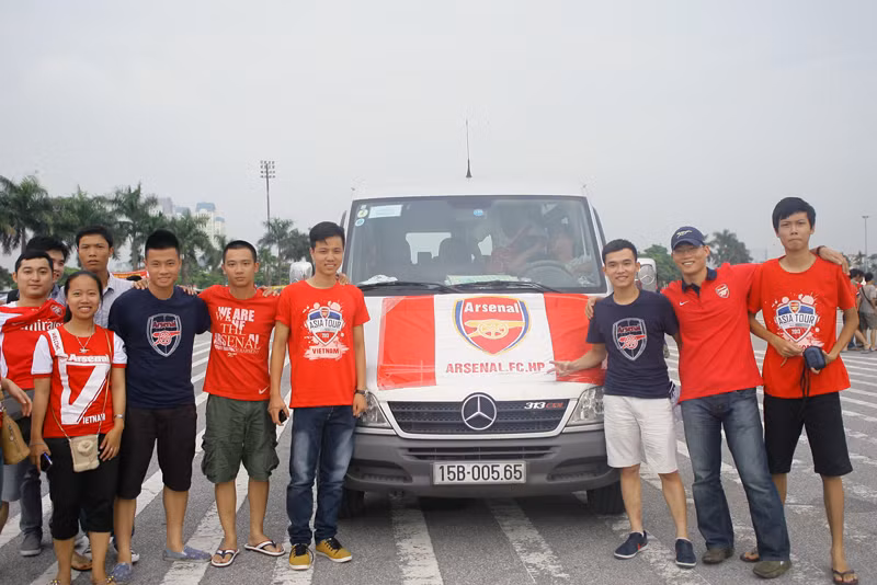 CĐV đến từ Hải Phòng.