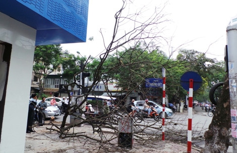 Hiện trường vụ việc.