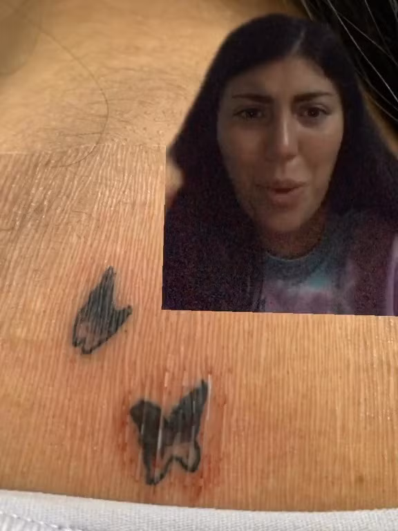 Clip: Co gai di xam hinh con buom nhung nhan ve mot mo hon don-Hinh-2