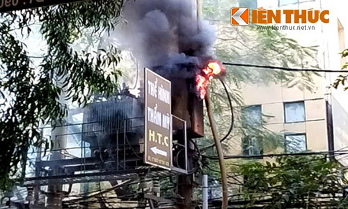 Tủ điện nơi xảy ra sự cố.