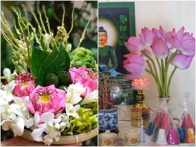 Vào Rằm tháng 7, các gia đình thường làm lễ cúng chư Phật và thần linh. Giờ cúng thường là vào buổi sáng hoặc trưa, từ 10 - 12h. Mâm cúng rằm tháng 7 dành cho các vị chư Phật gồm những món chay, đảm bảo thanh tịnh nhằm thể hiện sự kính trọng, tuân theo luật nhân quả, tránh sát sinh.