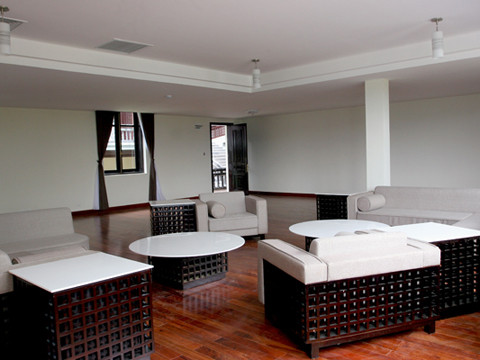 Một góc tiếp khách của phòng dành cho tổng thống.