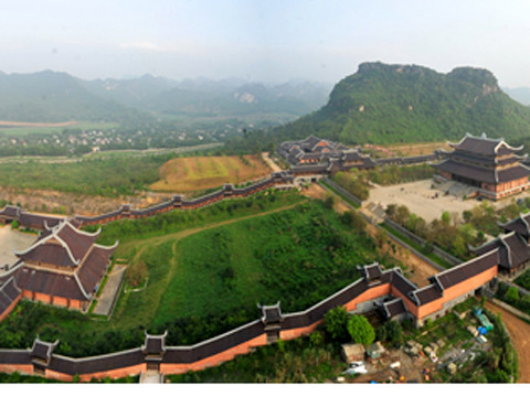 Chùa Bái Đính là nơi diễn ra Đại lễ Vesak quốc tế 2014.