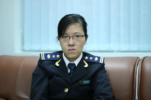 Bà Đặng Thị Ngân (Phó Chi cục trưởng, Chi cục Hải quan Tân Thanh)