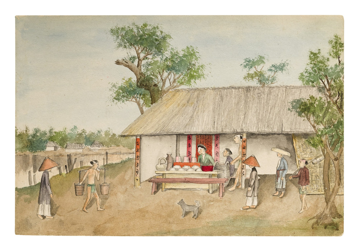 Quán nước đầu làng.