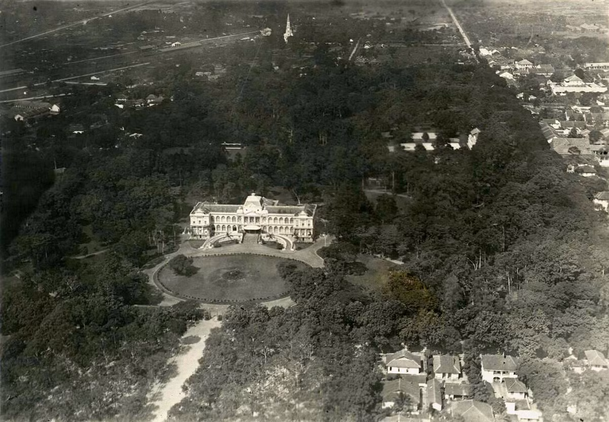 Cái nhìn toàn cảnh từ máy bay.