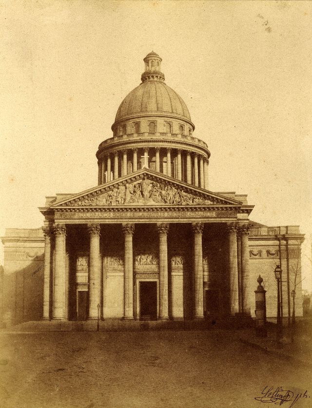 Đền Pantheon ở Paris năm 1855.