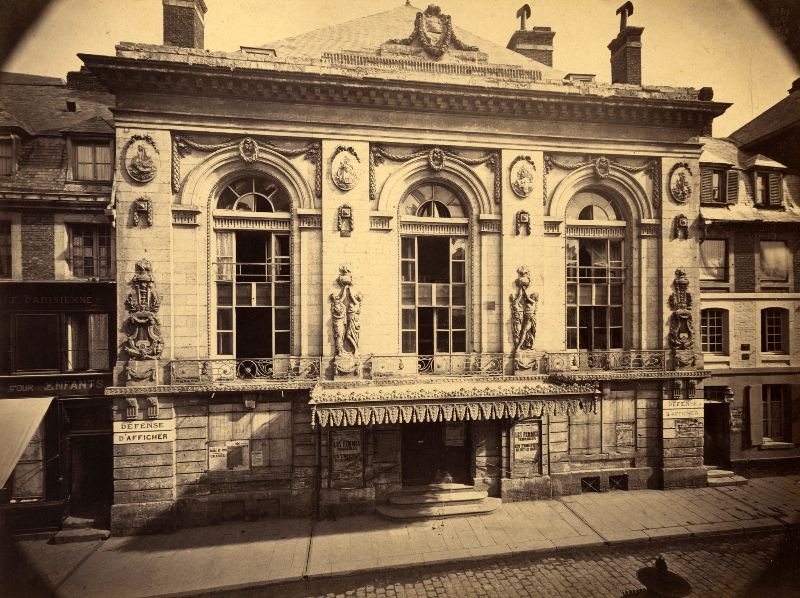Nhà hát opera Paris, khoảng năm 1860.