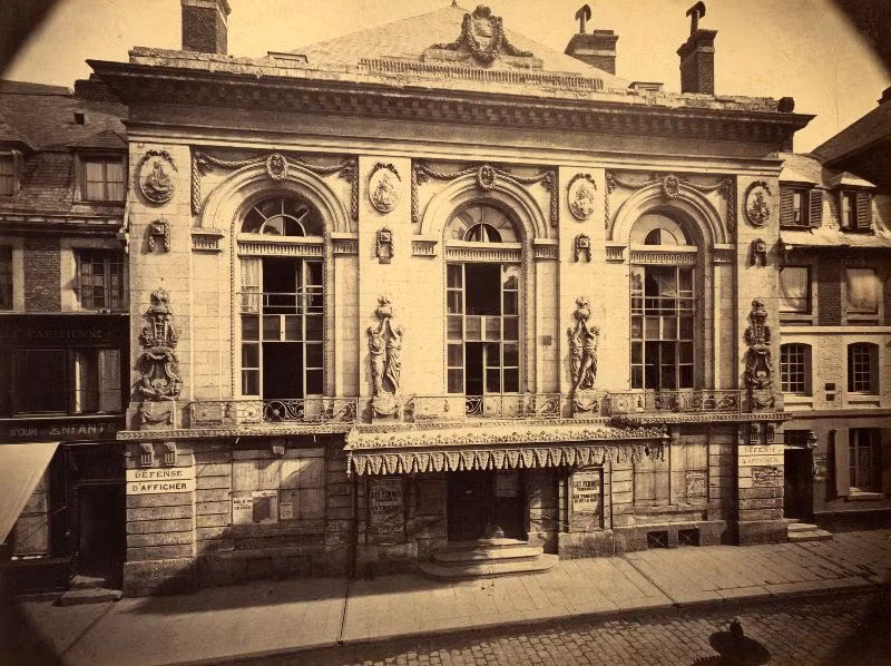 Nhà hát opera Paris, khoảng năm 1860.