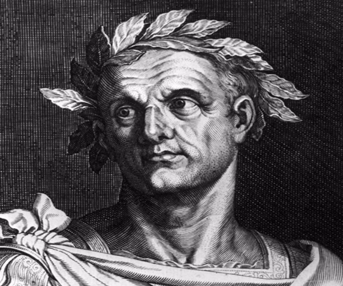 Theo sách 12 hoàng đế La Mã, Julius Caesar được xem là ông vua không ngai, nhà quân sự kiệt xuất của đế chế La Mã cổ đại. Năm 75 TCN, khi đi qua vùng biển Aegean (Địa Trung Hải), ông từng bị cướp biển vùng Cilicia bắt. Ảnh: Wikipedia.
