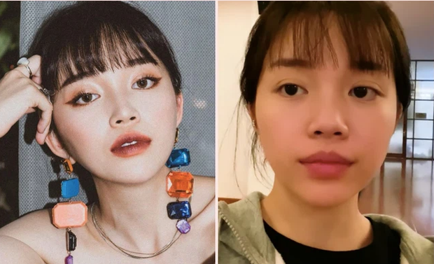 Linh Ngọc Đàm: Vốn là nữ stream cá tính mạnh, Linh Ngọc Đàm thường xuyên make up đậm trong mỗi bức hình. Tuy nhiên, cô cũng là minh chứng rõ ràng cho việc "vàng thật không sợ lửa". 