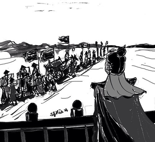 Theo sách Nhà Tây Sơn, đoàn sứ bộ hơn 150 người, gồm các quan văn võ cao cấp như Ngô Thì Nhậm, Ngô Văn Sở, Phan Huy Ích, Vũ Huy Tấn, Nguyễn Tiến Lộc, Nhữ Trọng Thai... Trong chuyến đi này, những sứ thần nước Việt đều chứng minh được trí tuệ hơn người của mình, khiến triều đình phương Bắc phải nể phục. Ảnh: Báo Bình Phước.