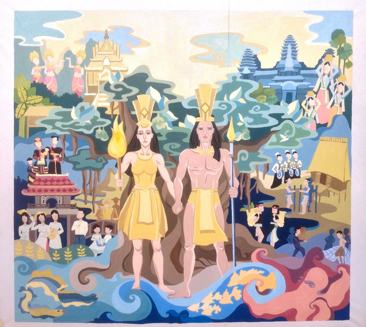 Theo "Đại Việt sử ký toàn thư", Lạc Long Quân tên là Sùng Lãm, con trai của Kinh Dương Vương. Sau này, Kinh Dương Vương truyền ngôi lại cho Lạc Long Quân, trở thành Hùng Vương đầu tiên.