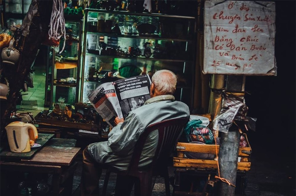 Một cảm giác an yên giữa bộn bề cuộc sống nơi đô thị hiện đại khi ta bất chợt bắt gặp một hình ảnh quá đỗi giản dị, thân thương.